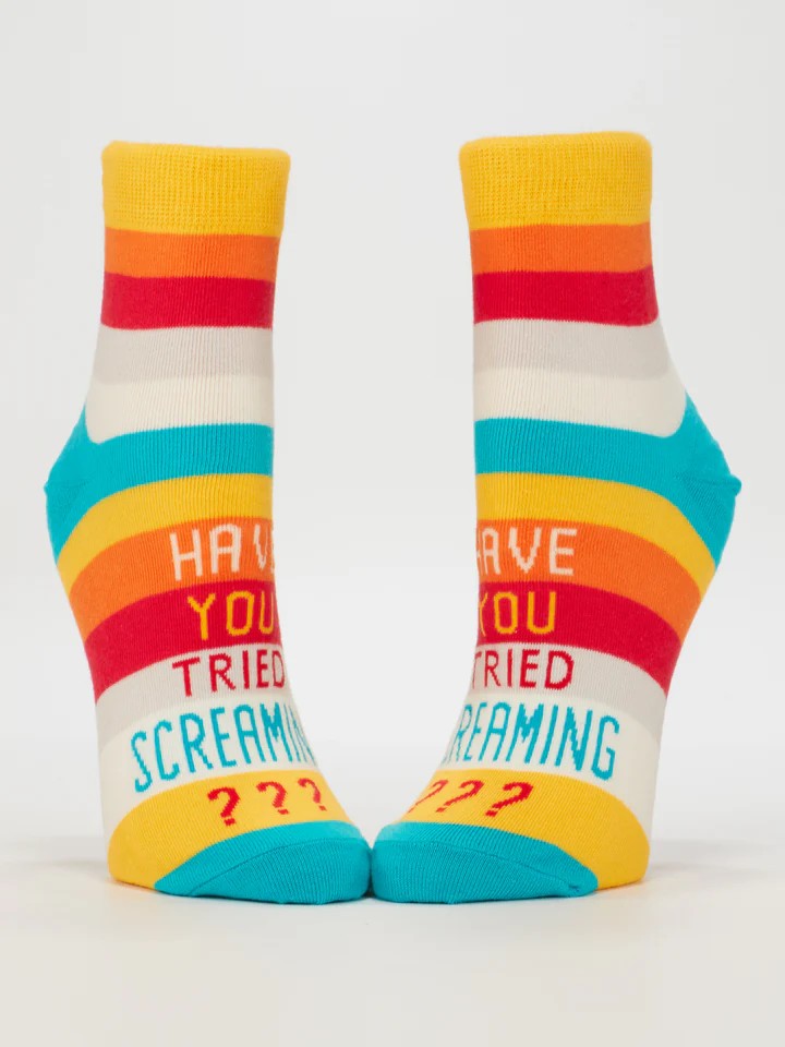 Have You Tried Screaming ??? Women's Ankle Socks