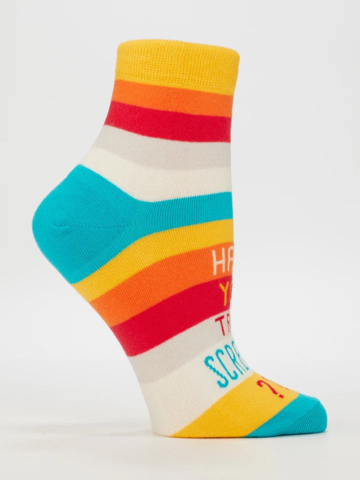 Have You Tried Screaming ??? Women's Ankle Socks