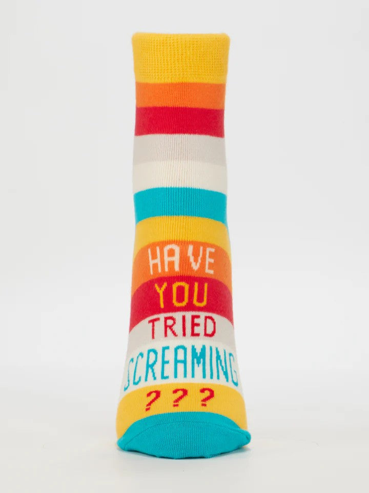 Have You Tried Screaming ??? Women's Ankle Socks