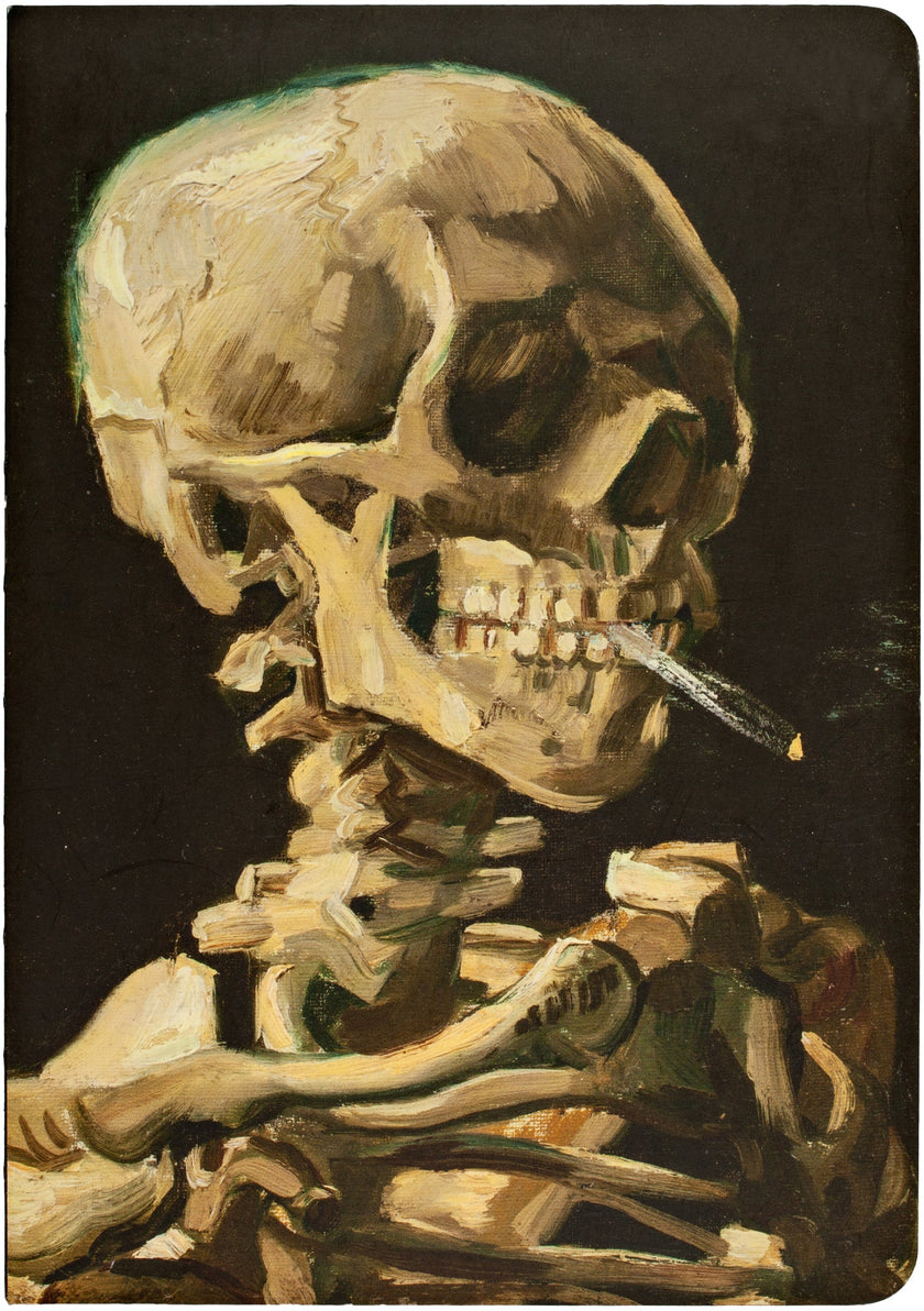 Head Of A Skeleton Vincent Van Gogh Bullet Journal