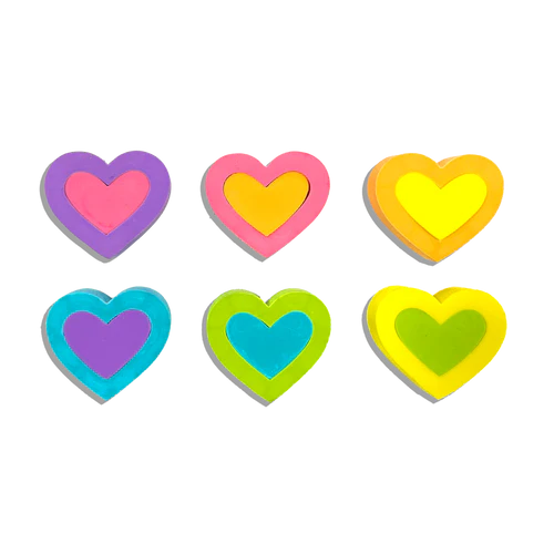 Hearts In Bloom Eraser Set