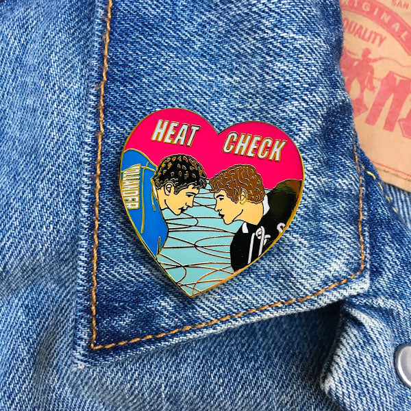 Heat Check Enamel Pin