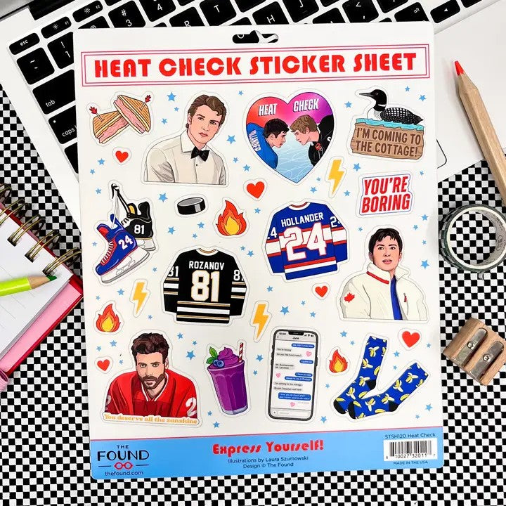 Heat Check Sticker Sheet