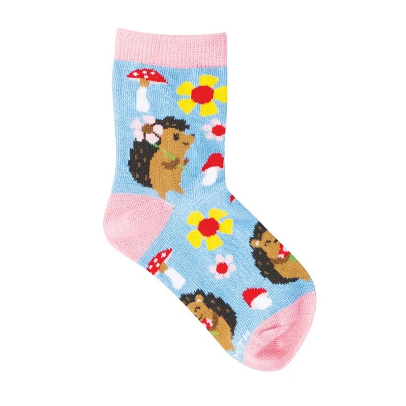 Hedgie Floral Kid's Socks (2-4 Years)