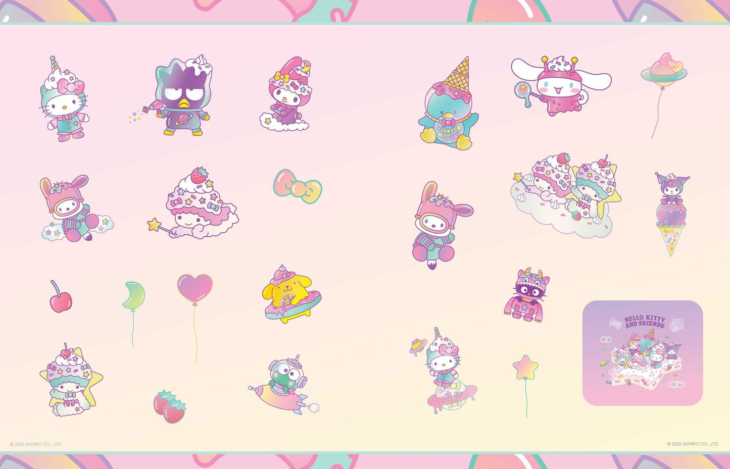 Hello Kitty And Friends Sticker Book