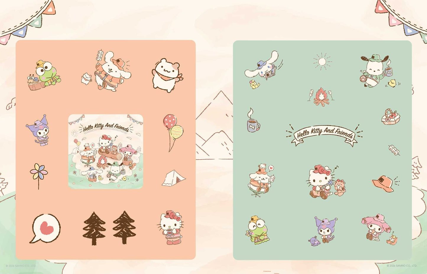 Hello Kitty And Friends Sticker Book