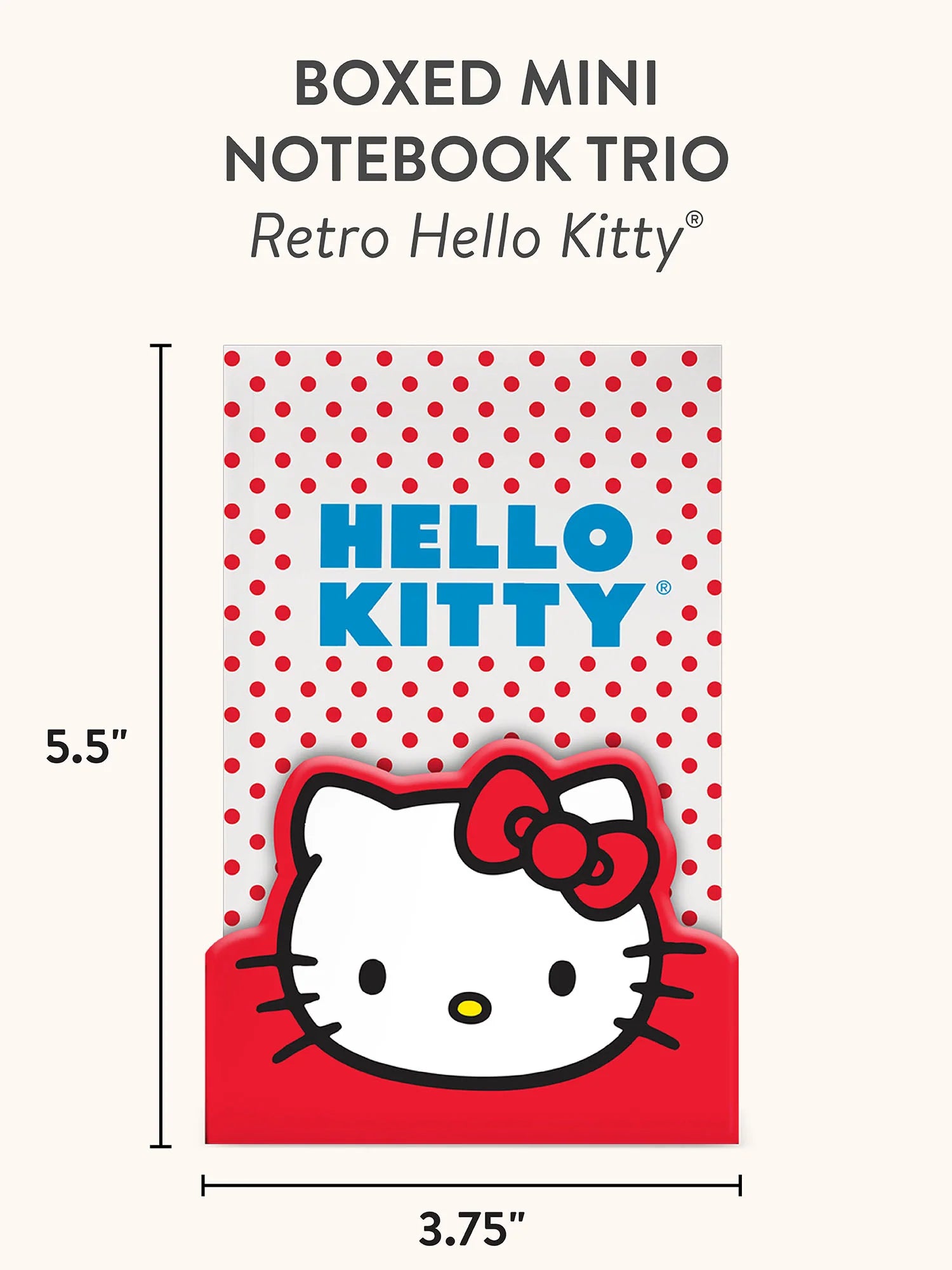 Hello Kitty Boxed Mini Notebook Trio