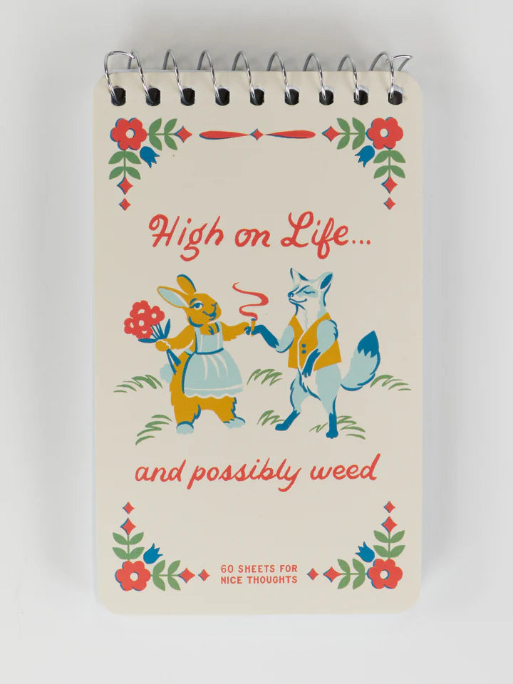 High On Life 3x5 Spiral Notebook