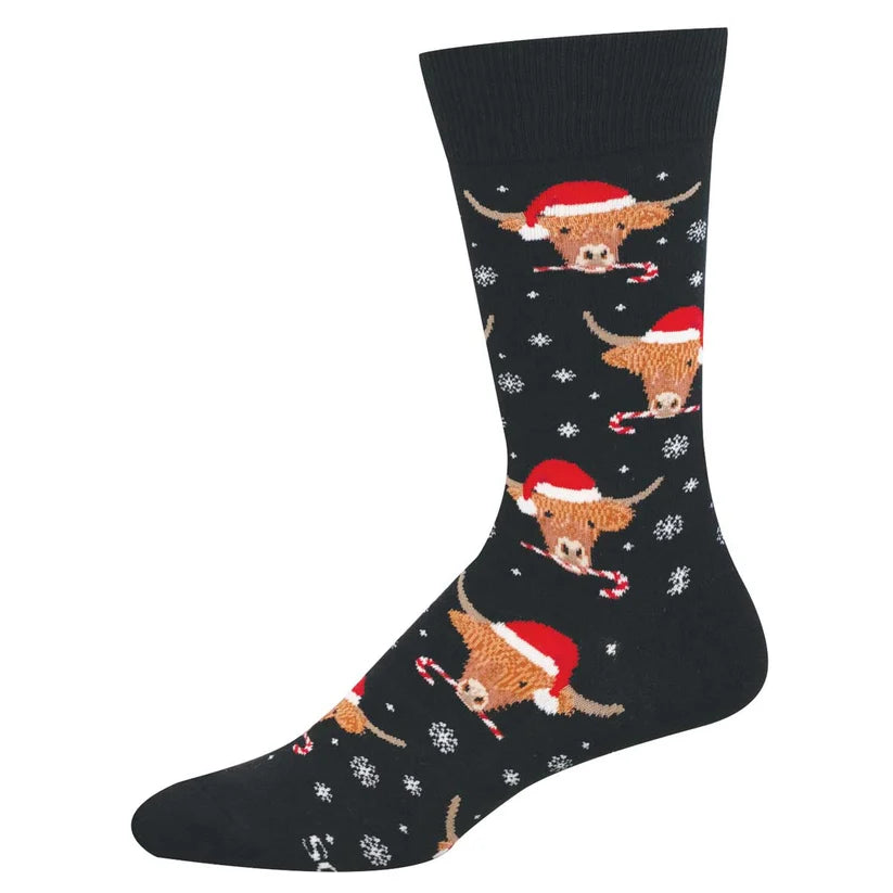 Highland Holidays Men's Socks Black