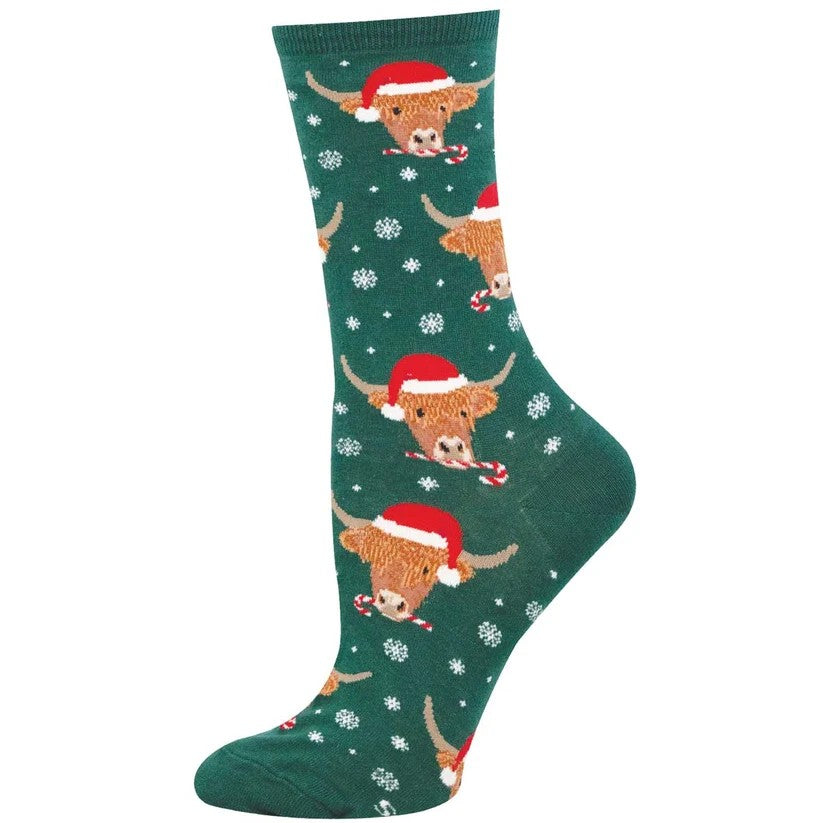 Highland Holidays Women's Socks Green