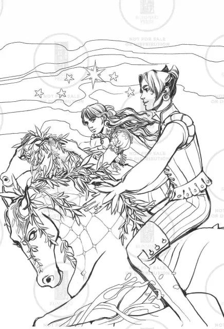 Holly Black's Faerie Coloring Postcards