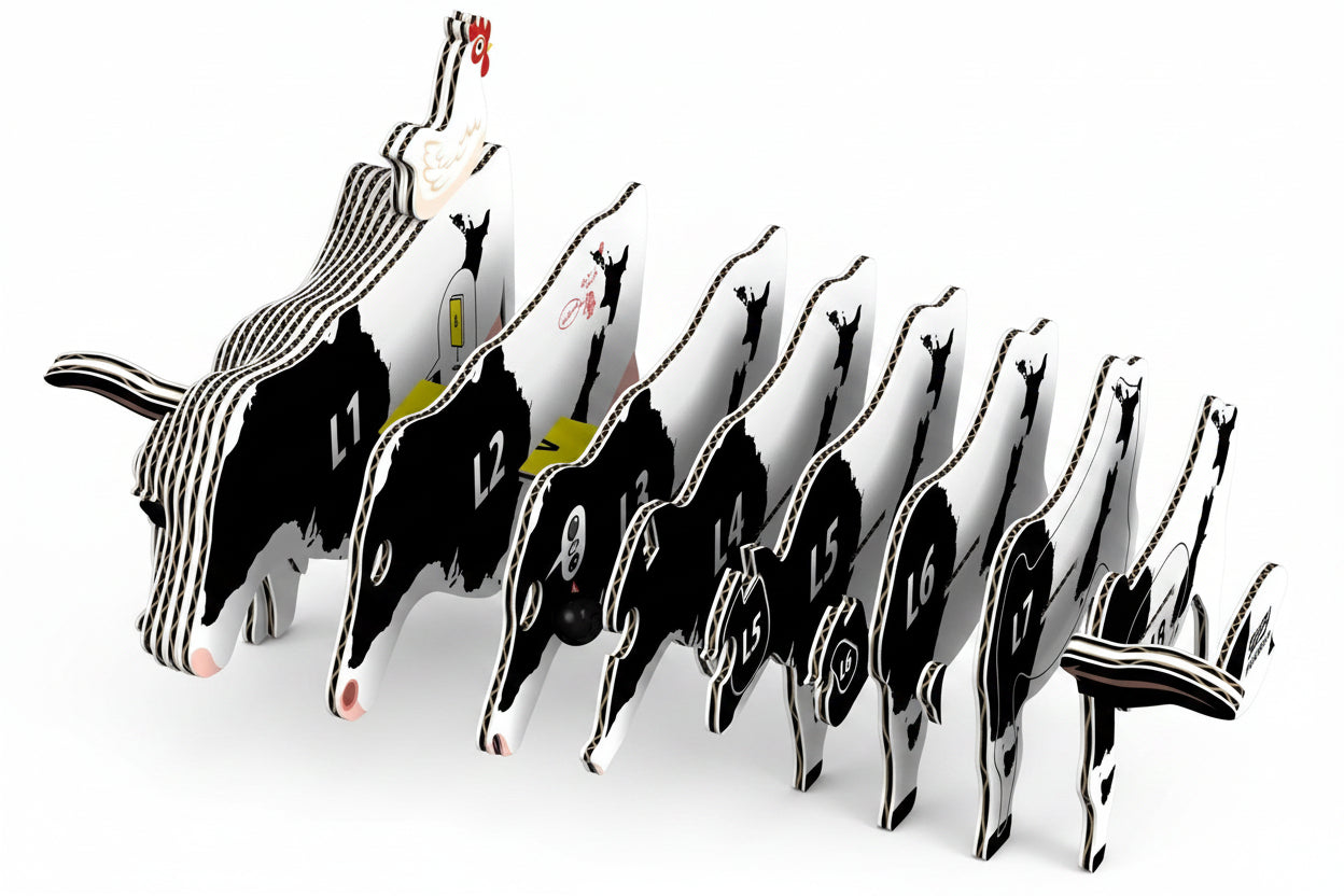 Holstein Friesian Cow 3D Puzzle