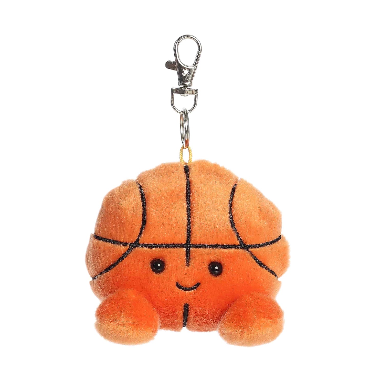 Hoops Basketball Clip-On Palm Pals Plush 4"