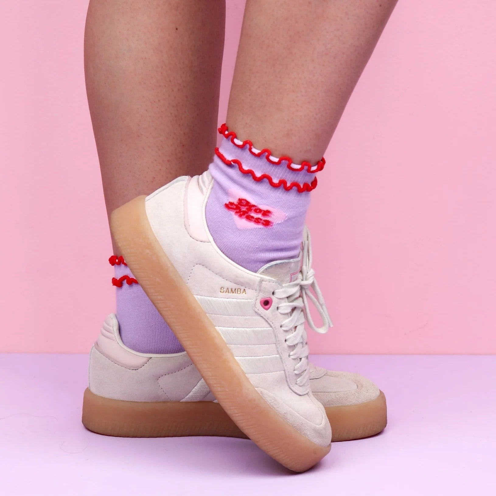 Hot Mess Ruffle Women's Socks