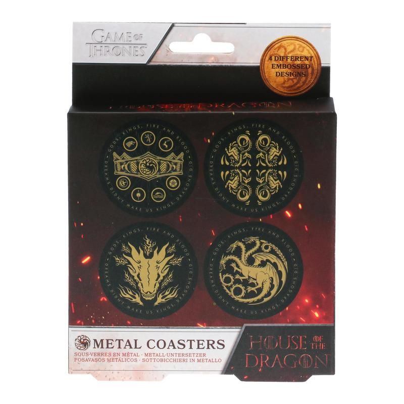 House Of The Dragon Metal Coasters