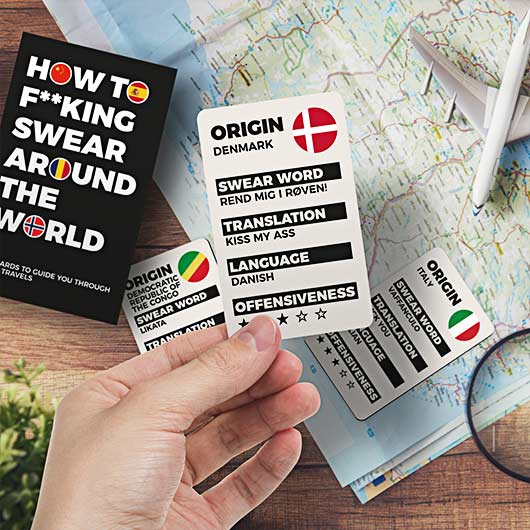 How To F**king Swear Around The World Card Deck