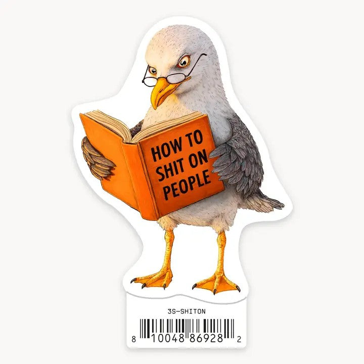 How to Shit on People Sticker