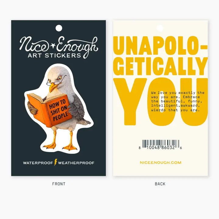 How to Shit on People Sticker