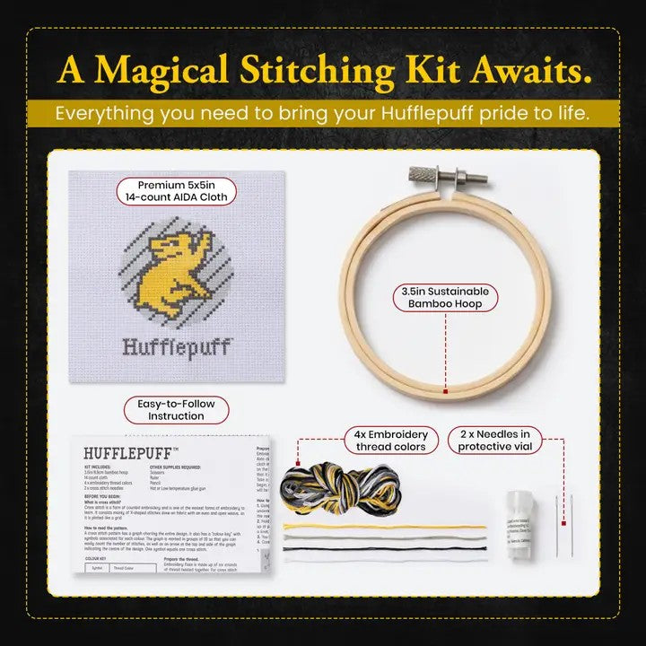Hufflepuff Cross Stitch Kit