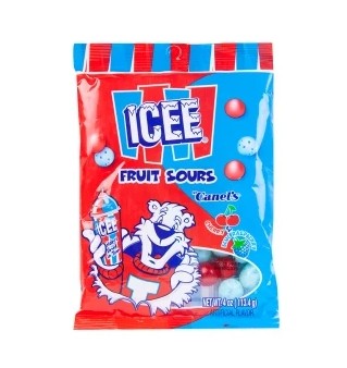 ICEE Cherry & Blue Raspberry Fruit Sours 4 oz