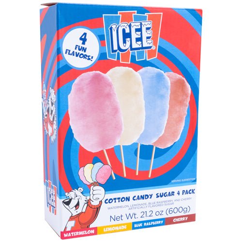 ICEE Cotton Candy Sugar 4 Pack