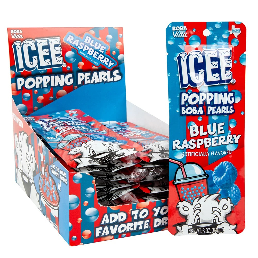 ICEE Popping Boba Pearls Blue Raspberry