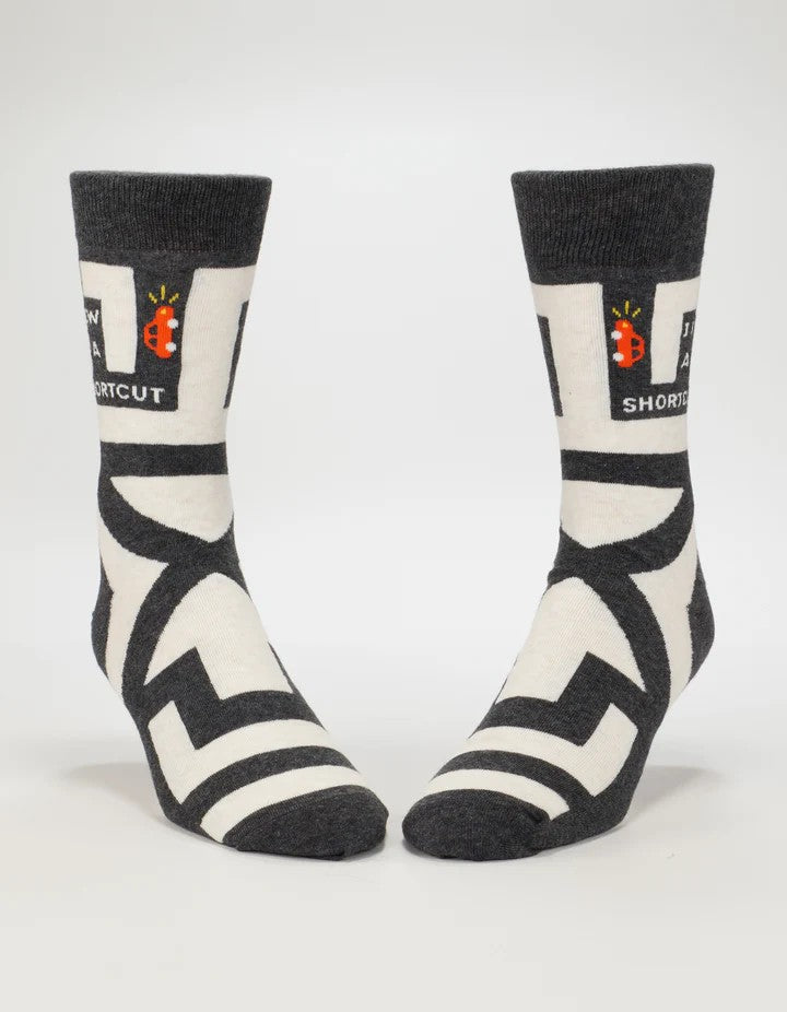 I Know A Shortcut Men's Socks
