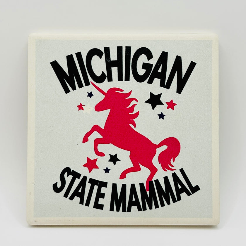 Michigan State Mammal Coaster