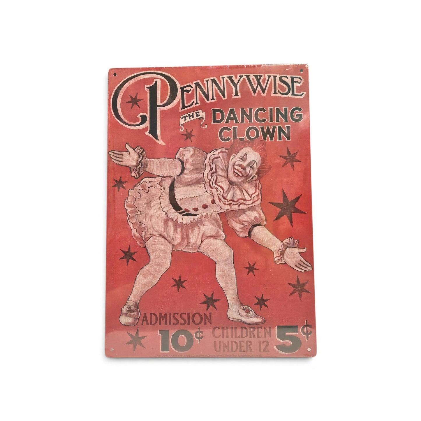 IT Welcome To Derry Pennywise Vintage Poster Metal Sign