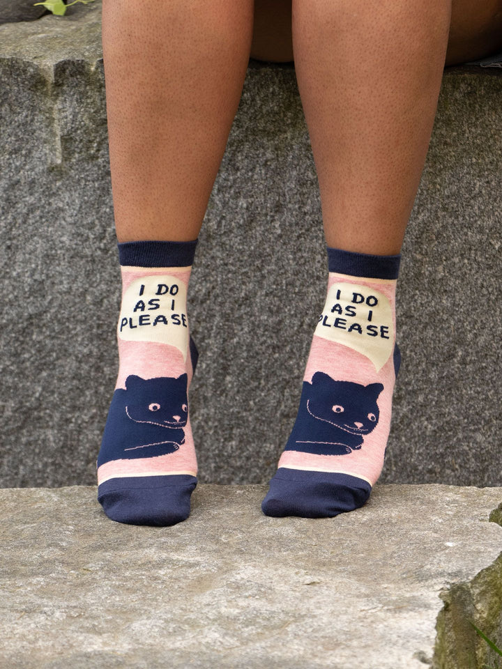 I Do As I Please Women's Ankle Socks