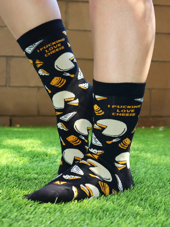 I Fucking Love Cheese Women's Socks