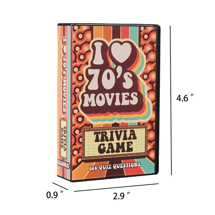 I Heart 70's Movies Trivia Card Game