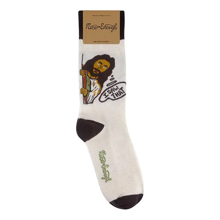 I Saw That Jesus Socks