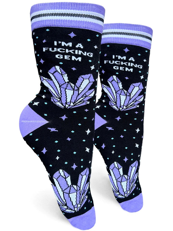 I'm A Fucking Gem Women's Socks