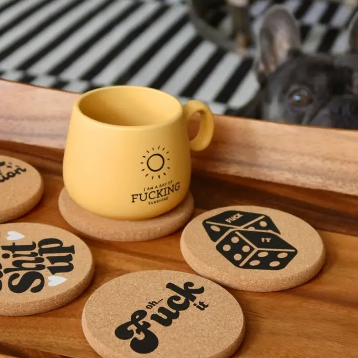 I'm A Ray Of Fucking Sunshine Yellow Cappuccino Mug