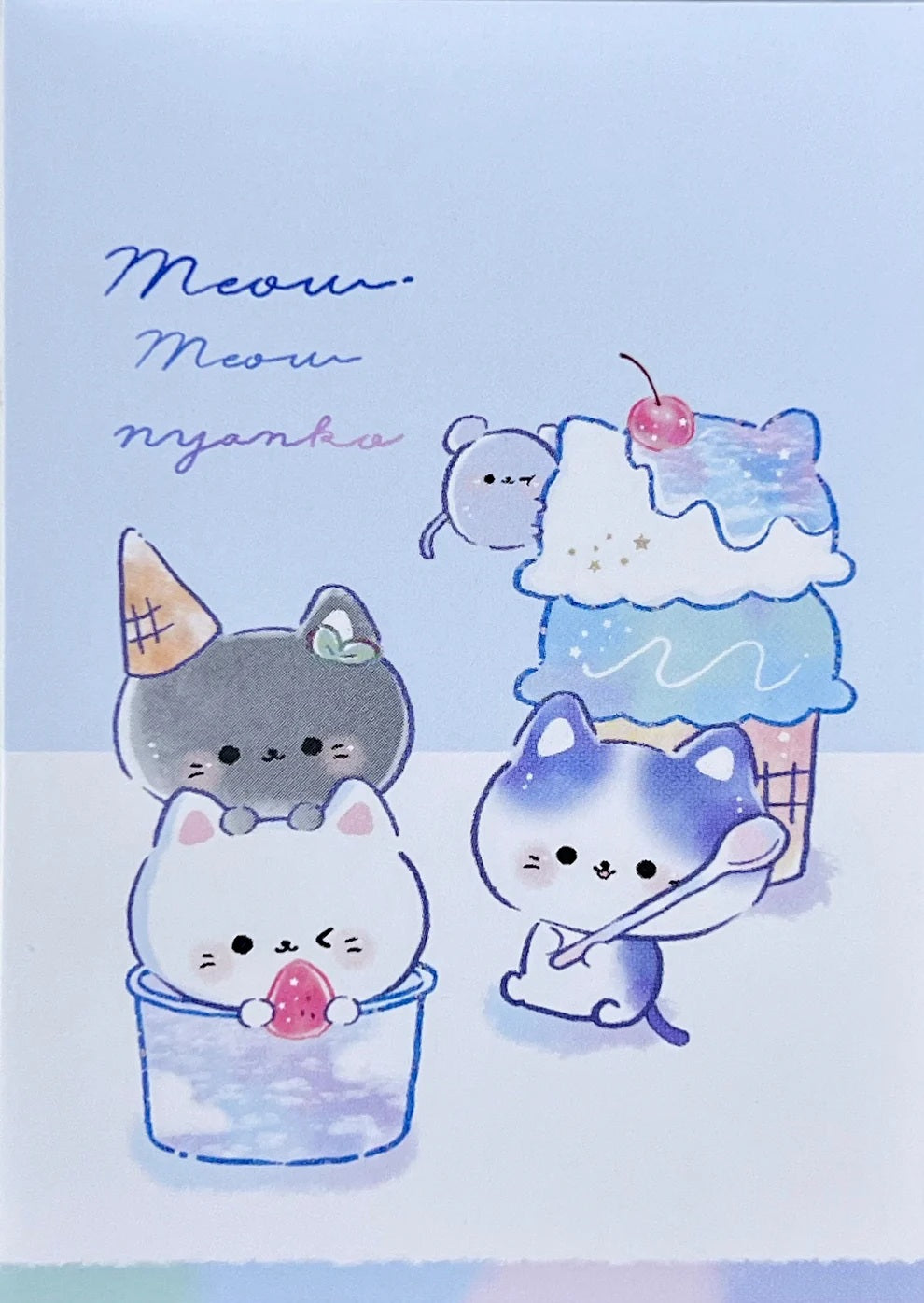 Ice Cream Cats Mini Note Pad
