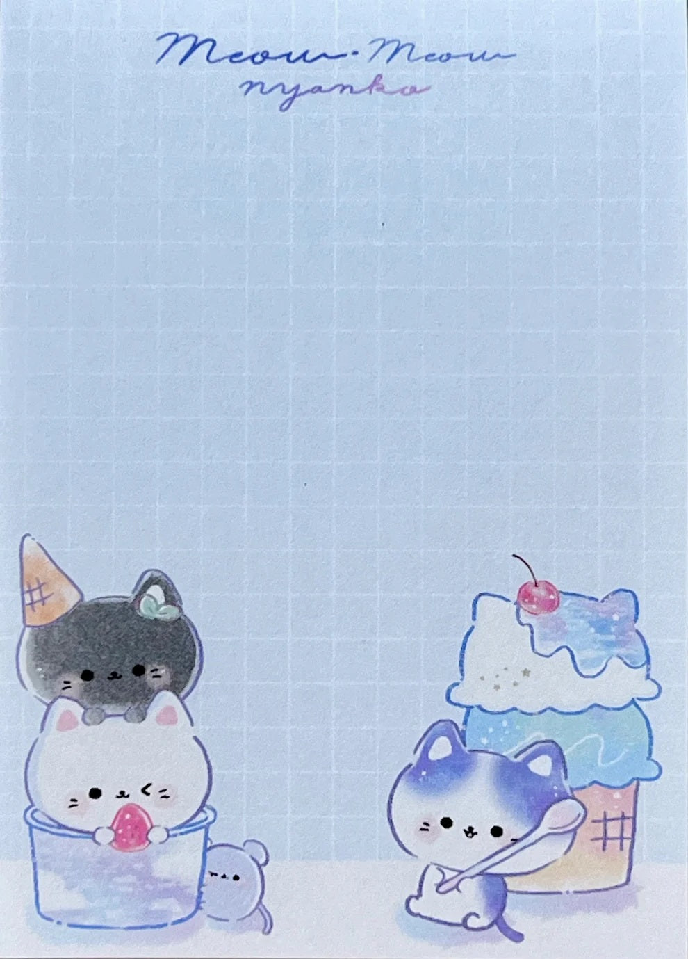 Ice Cream Cats Mini Note Pad