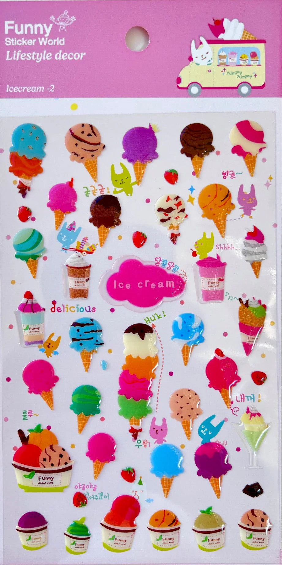 Ice Cream Stickers