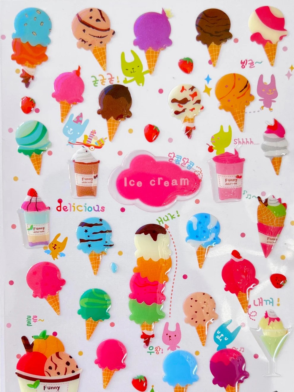 Ice Cream Stickers