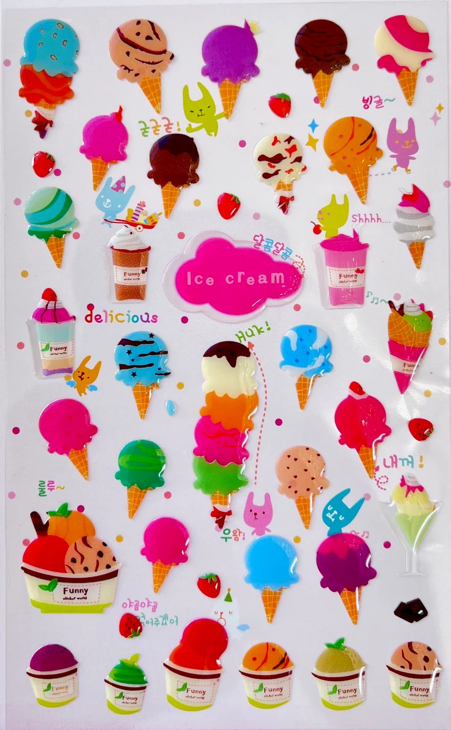 Ice Cream Stickers