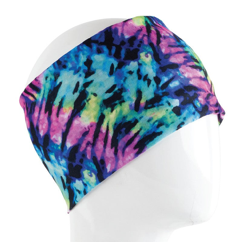 Infinity Bright Tie Dye Bandana Half Size