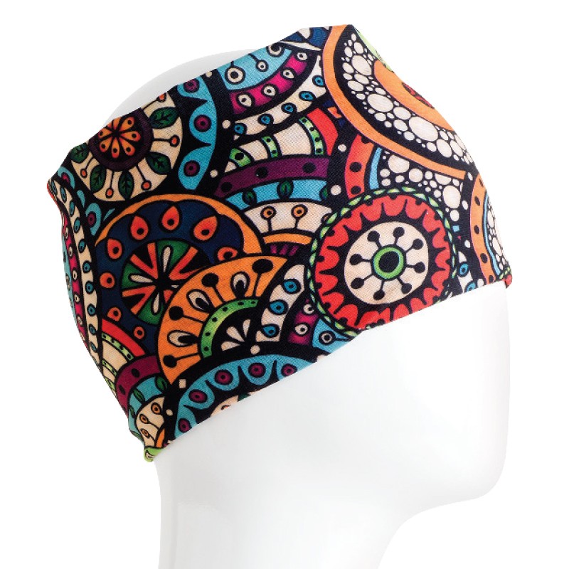 Infinity Multicolor Circles Bandana Full Size