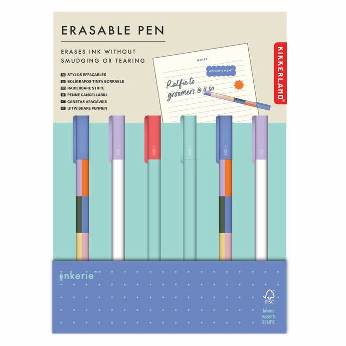Inkerie Erasable Pens Assorted