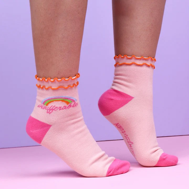 Insufferable Ruffle Women's Socks