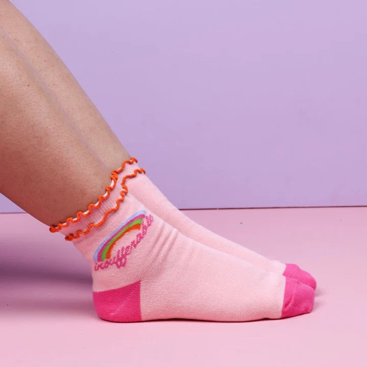 Insufferable Ruffle Women's Socks