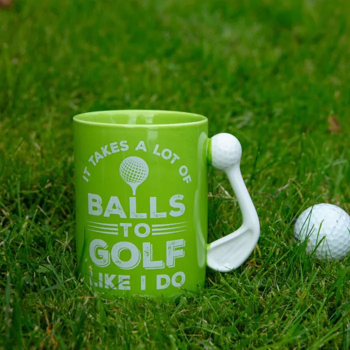 It Takes A Lot Of Balls To Golf Like I Do Mug 18 oz