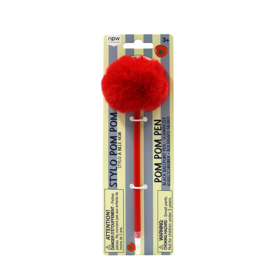 Italian Summer Tomato Pom Pom Pen
