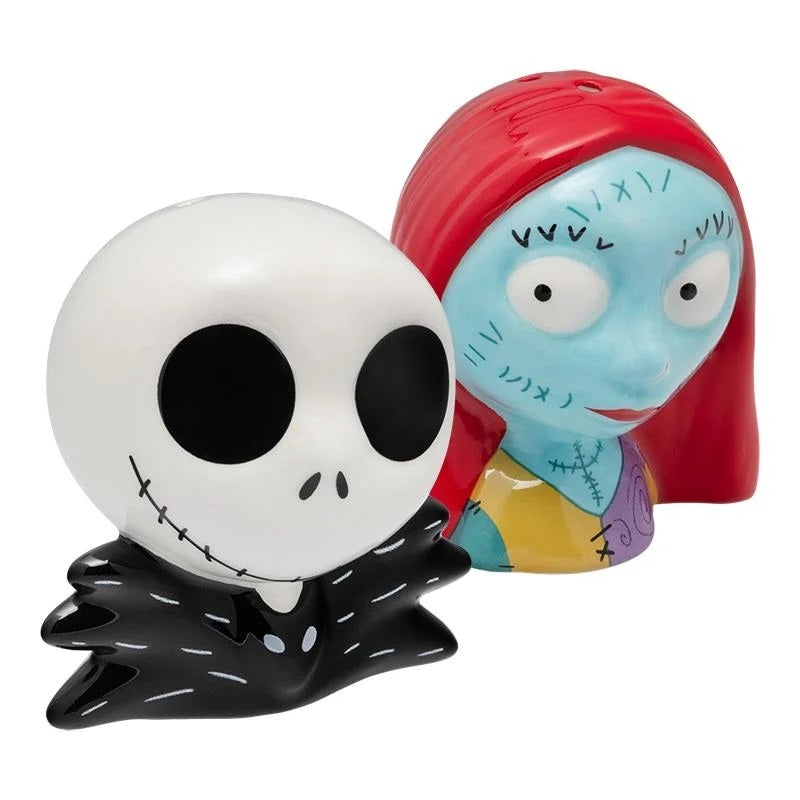 Nightmare Before Christmas Jack And Sally Salt & Pepper Set