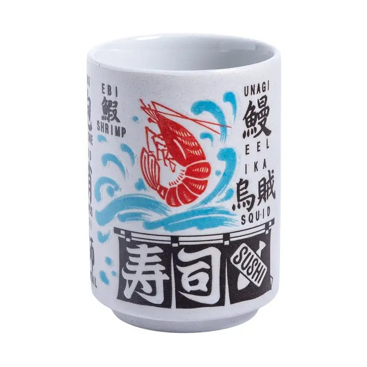 Japanese Sushi Yunomi Style Tea Cup 9 oz