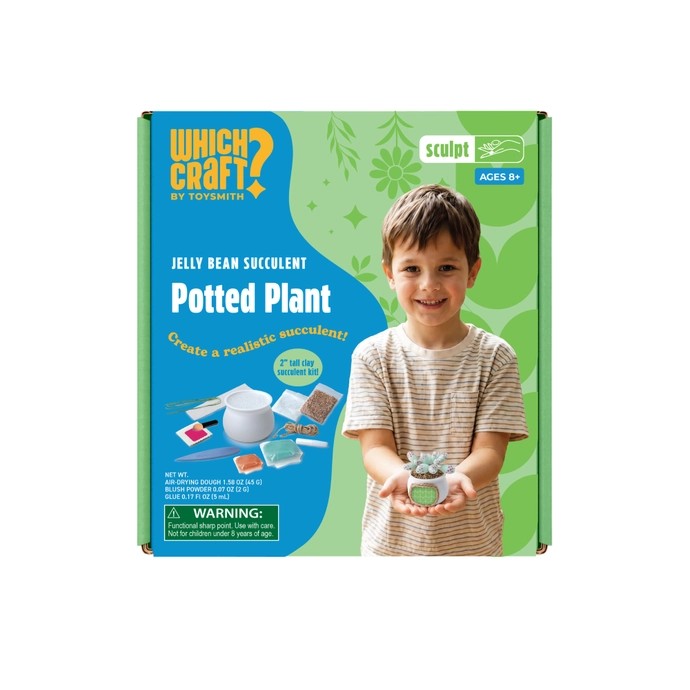 Jelly Bean Succulent Potted Plant Clay Kit
